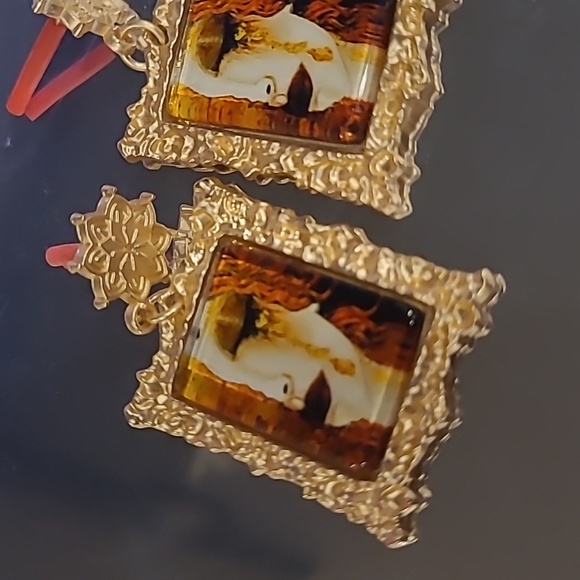 Golden Tears ❤️ Earrings - Picture 7 of 7